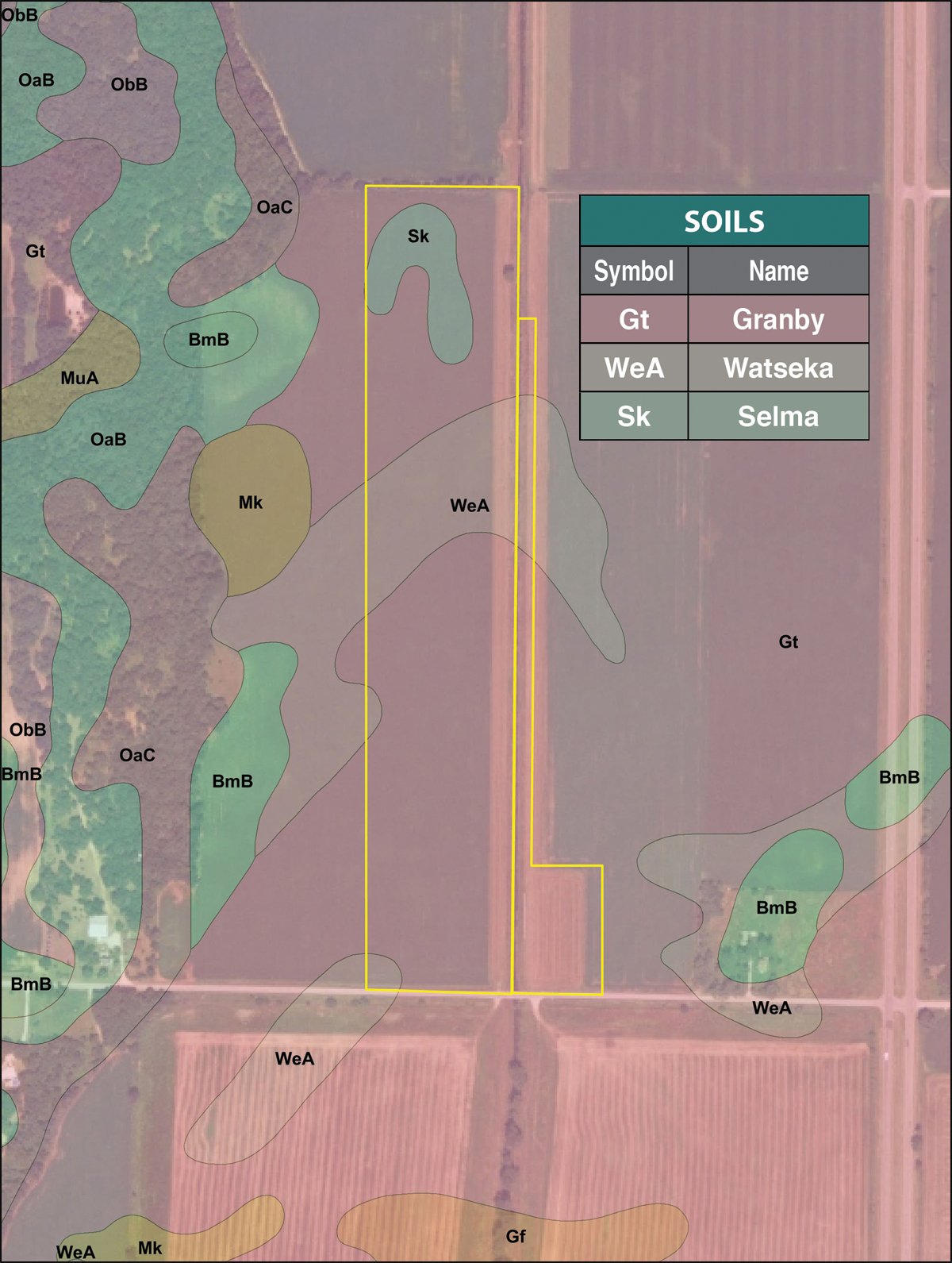 Soil map - 39.618 Acre Land Auction Offered in 2 Tracts